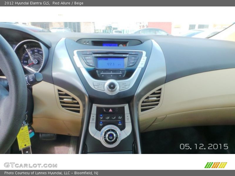 Red Allure / Beige 2012 Hyundai Elantra GLS