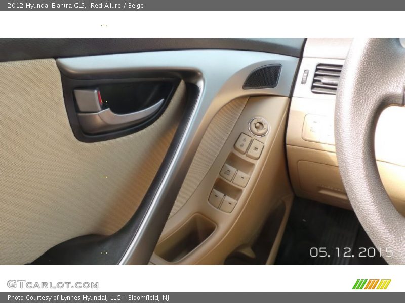 Red Allure / Beige 2012 Hyundai Elantra GLS