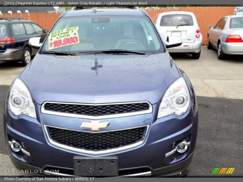 Ashen Gray Metallic / Light Titanium/Jet Black 2013 Chevrolet Equinox LTZ AWD