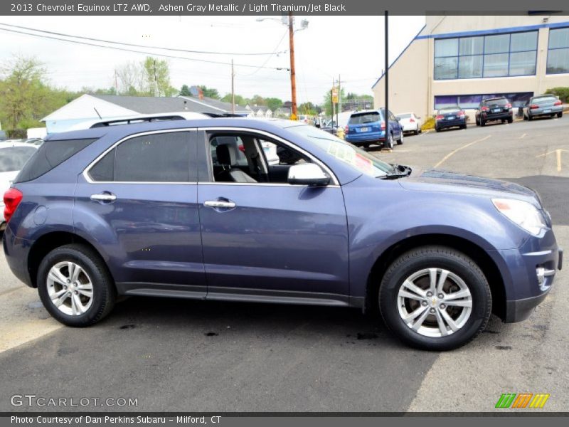 Ashen Gray Metallic / Light Titanium/Jet Black 2013 Chevrolet Equinox LTZ AWD