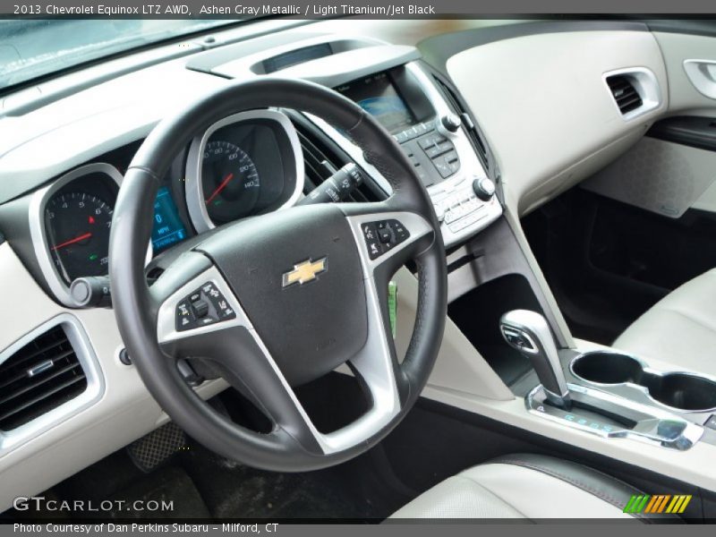 Ashen Gray Metallic / Light Titanium/Jet Black 2013 Chevrolet Equinox LTZ AWD