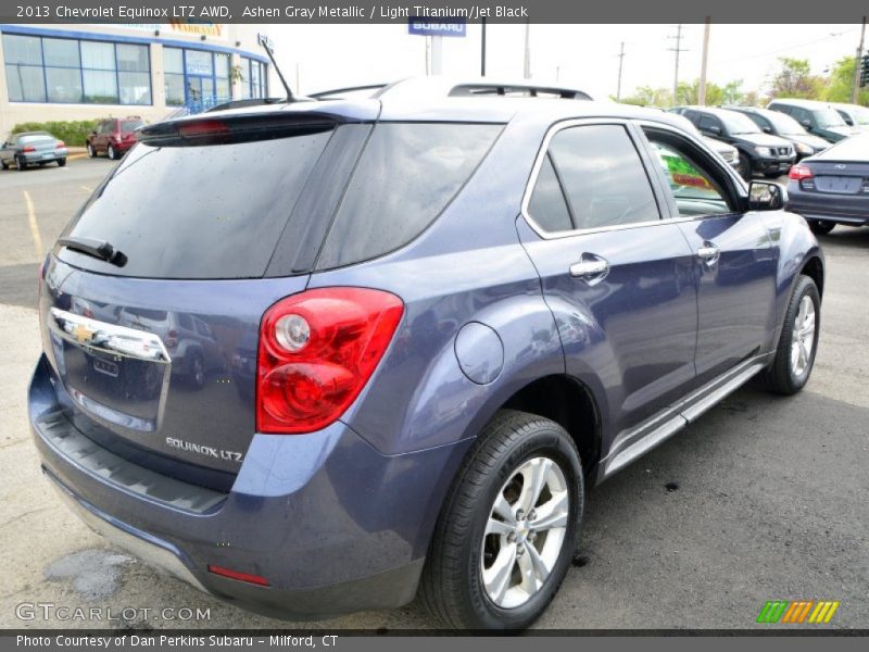 Ashen Gray Metallic / Light Titanium/Jet Black 2013 Chevrolet Equinox LTZ AWD
