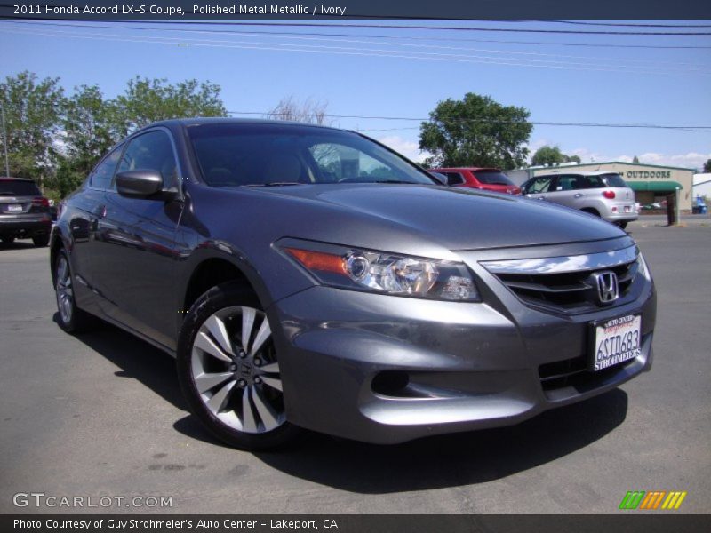 Polished Metal Metallic / Ivory 2011 Honda Accord LX-S Coupe