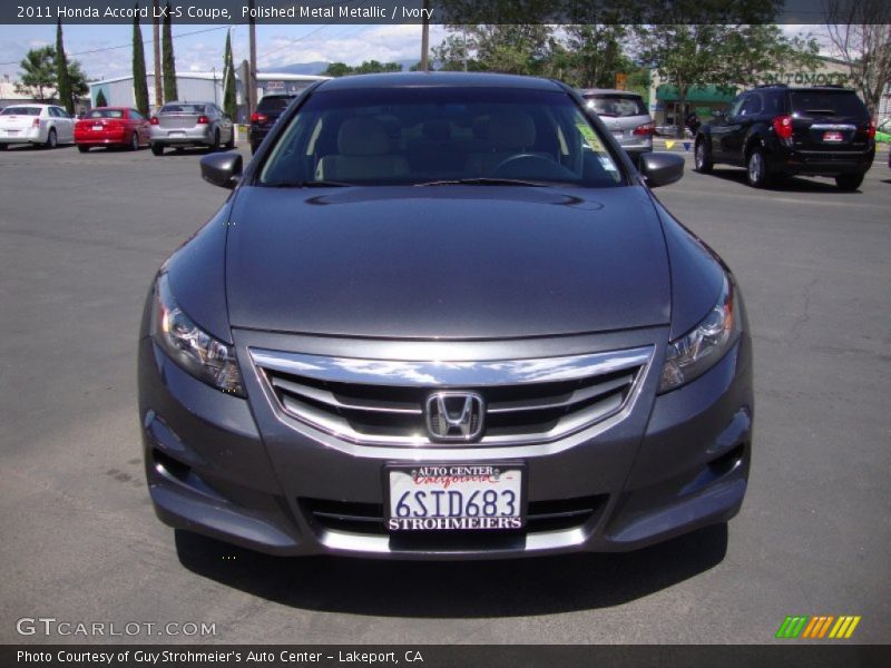Polished Metal Metallic / Ivory 2011 Honda Accord LX-S Coupe