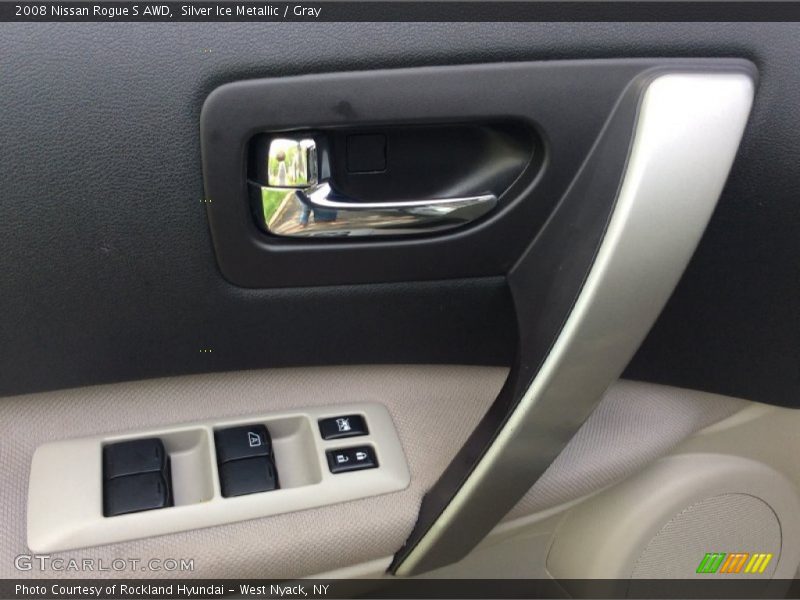 Silver Ice Metallic / Gray 2008 Nissan Rogue S AWD