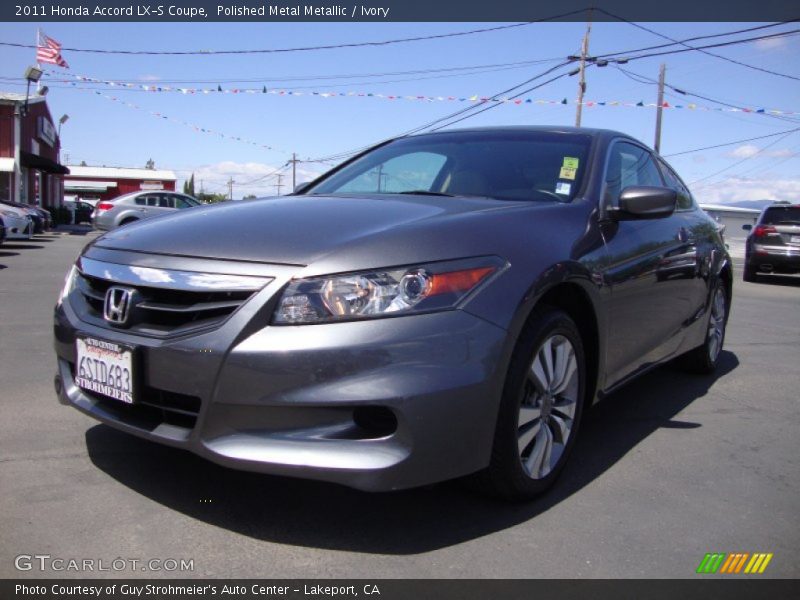Polished Metal Metallic / Ivory 2011 Honda Accord LX-S Coupe