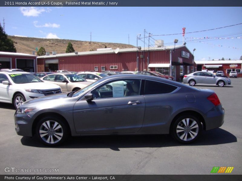 Polished Metal Metallic / Ivory 2011 Honda Accord LX-S Coupe