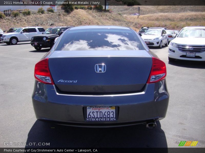 Polished Metal Metallic / Ivory 2011 Honda Accord LX-S Coupe