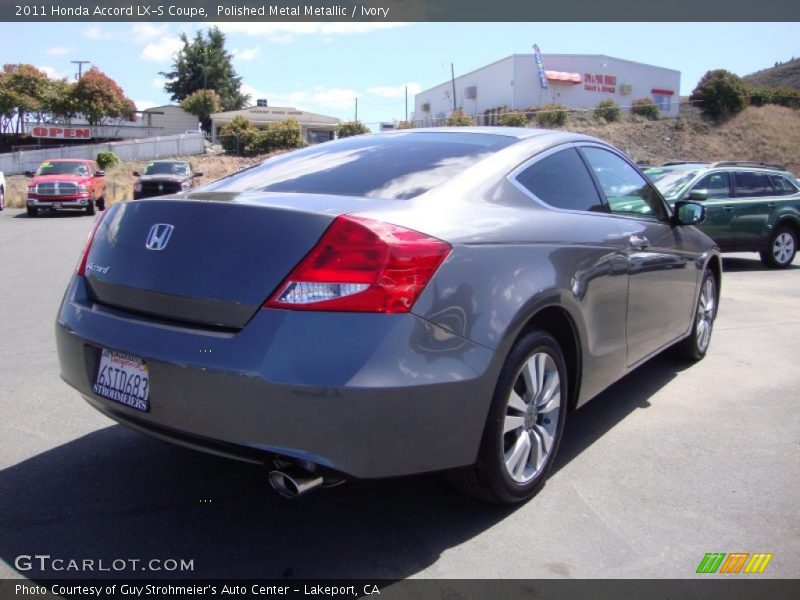 Polished Metal Metallic / Ivory 2011 Honda Accord LX-S Coupe
