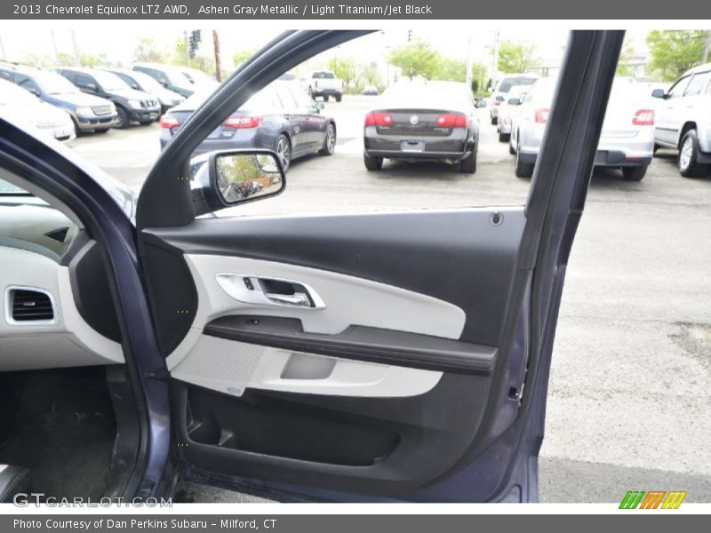 Ashen Gray Metallic / Light Titanium/Jet Black 2013 Chevrolet Equinox LTZ AWD