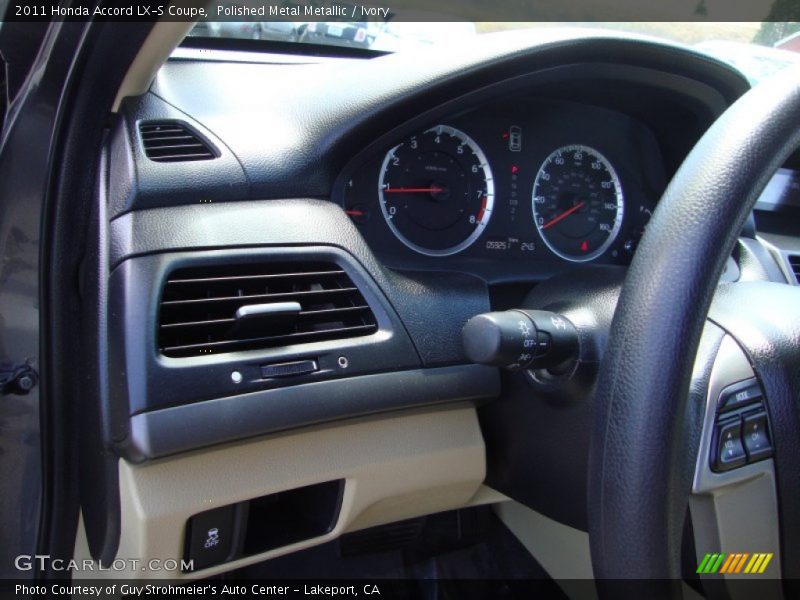 Polished Metal Metallic / Ivory 2011 Honda Accord LX-S Coupe