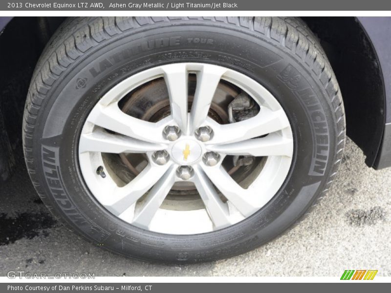 Ashen Gray Metallic / Light Titanium/Jet Black 2013 Chevrolet Equinox LTZ AWD