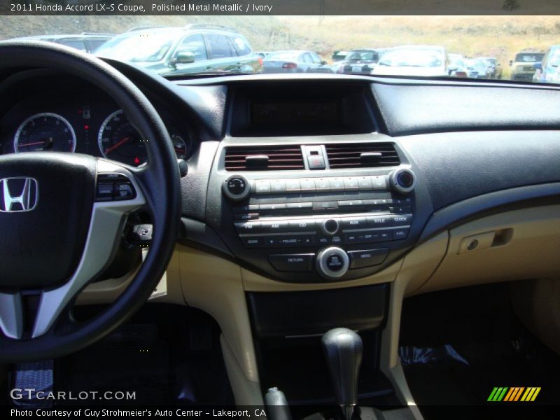 Polished Metal Metallic / Ivory 2011 Honda Accord LX-S Coupe
