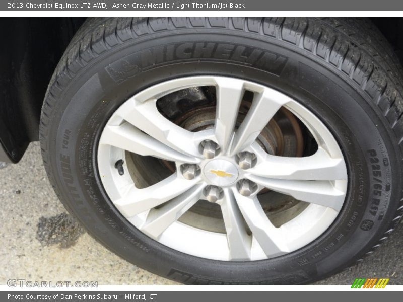 Ashen Gray Metallic / Light Titanium/Jet Black 2013 Chevrolet Equinox LTZ AWD