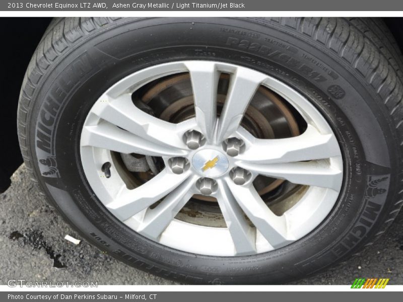 Ashen Gray Metallic / Light Titanium/Jet Black 2013 Chevrolet Equinox LTZ AWD