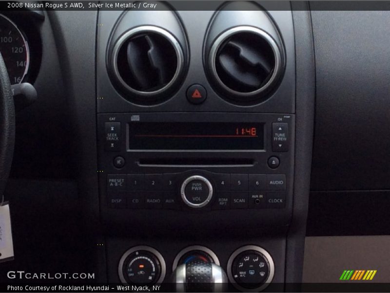 Silver Ice Metallic / Gray 2008 Nissan Rogue S AWD