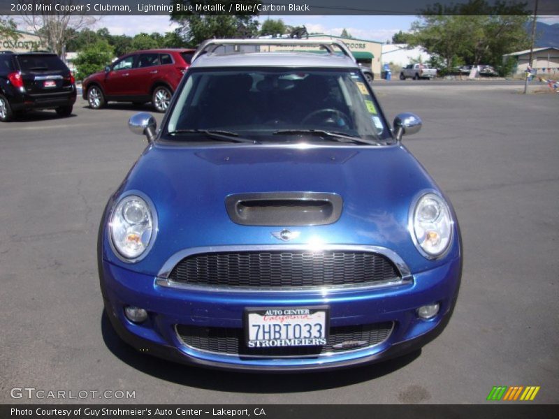 Lightning Blue Metallic / Blue/Carbon Black 2008 Mini Cooper S Clubman