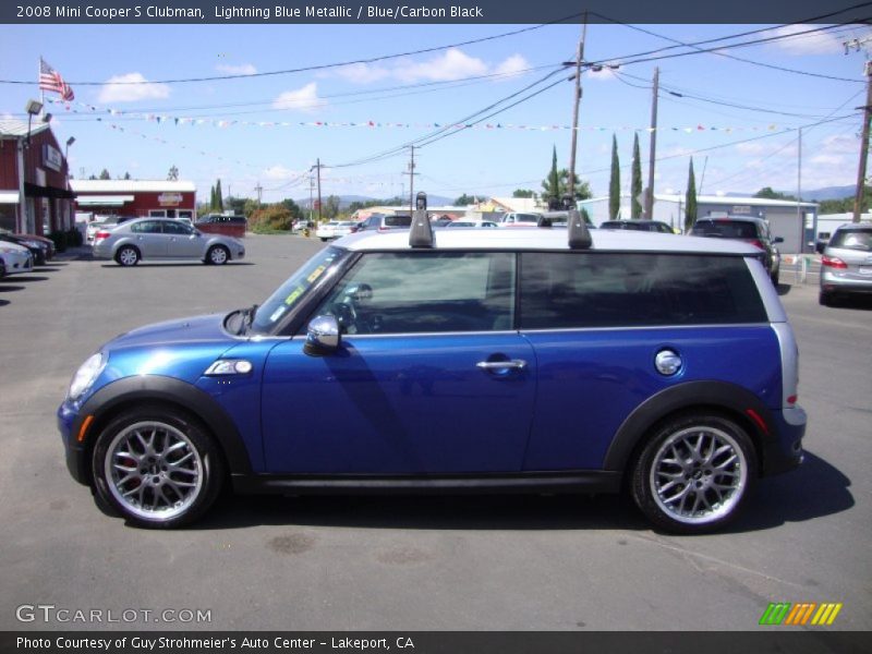 Lightning Blue Metallic / Blue/Carbon Black 2008 Mini Cooper S Clubman