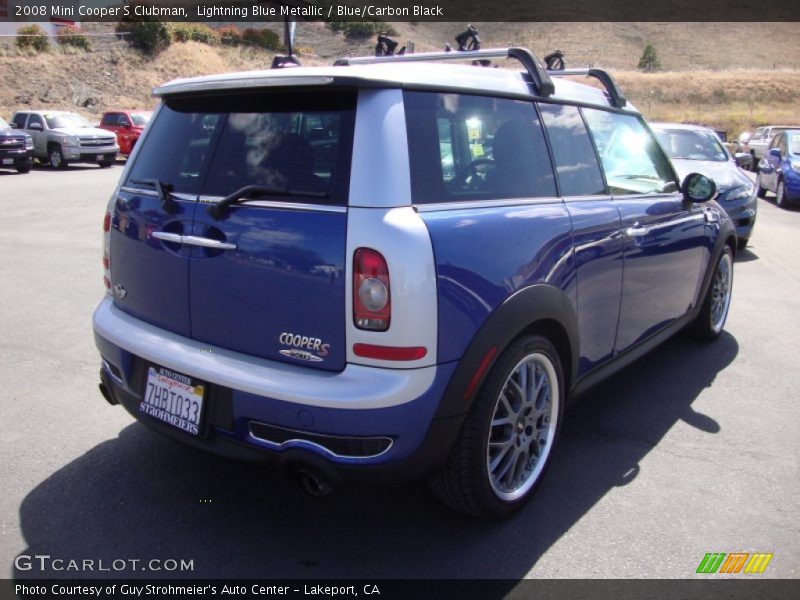 Lightning Blue Metallic / Blue/Carbon Black 2008 Mini Cooper S Clubman