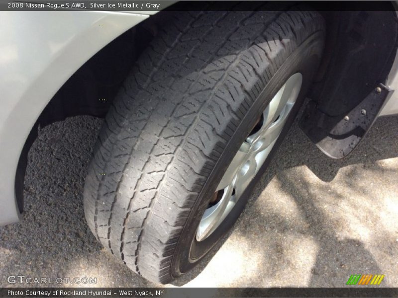 Silver Ice Metallic / Gray 2008 Nissan Rogue S AWD