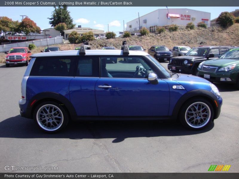 Lightning Blue Metallic / Blue/Carbon Black 2008 Mini Cooper S Clubman