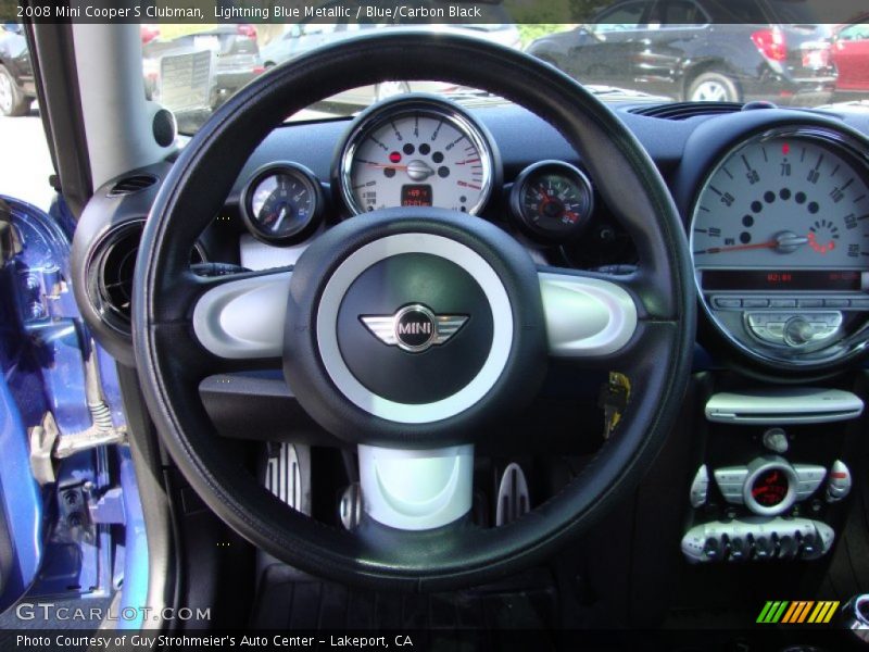Lightning Blue Metallic / Blue/Carbon Black 2008 Mini Cooper S Clubman