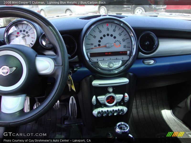 Lightning Blue Metallic / Blue/Carbon Black 2008 Mini Cooper S Clubman