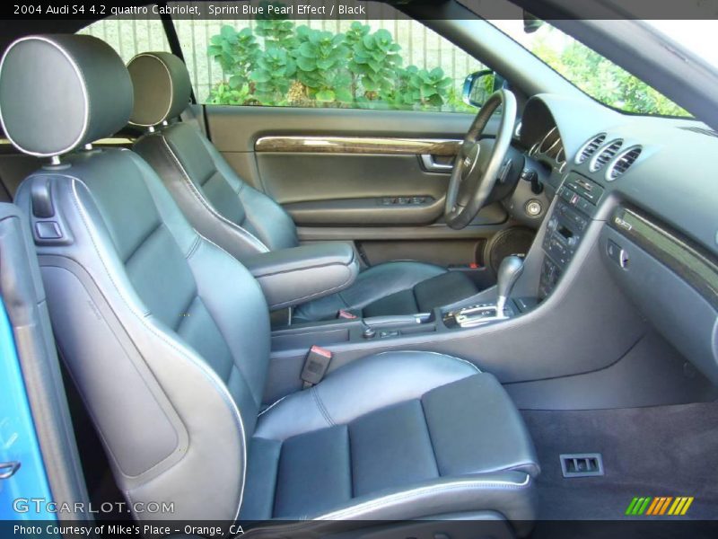 Sprint Blue Pearl Effect / Black 2004 Audi S4 4.2 quattro Cabriolet