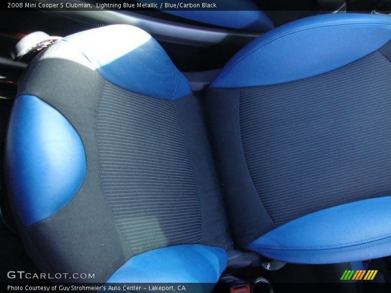 Lightning Blue Metallic / Blue/Carbon Black 2008 Mini Cooper S Clubman
