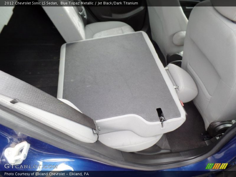 Blue Topaz Metallic / Jet Black/Dark Titanium 2012 Chevrolet Sonic LS Sedan