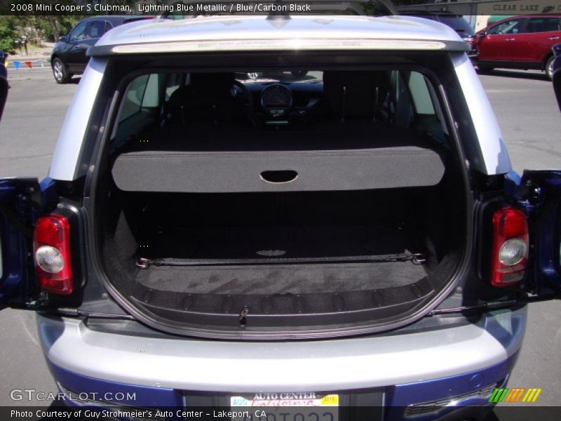 Lightning Blue Metallic / Blue/Carbon Black 2008 Mini Cooper S Clubman