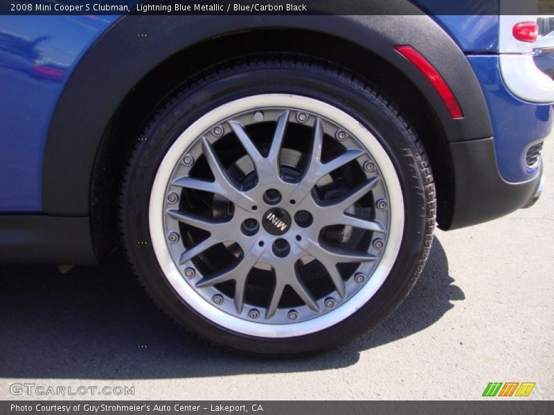 Lightning Blue Metallic / Blue/Carbon Black 2008 Mini Cooper S Clubman