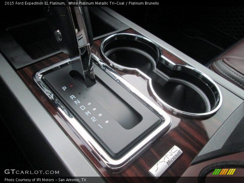 White Platinum Metallic Tri-Coat / Platinum Brunello 2015 Ford Expedition EL Platinum