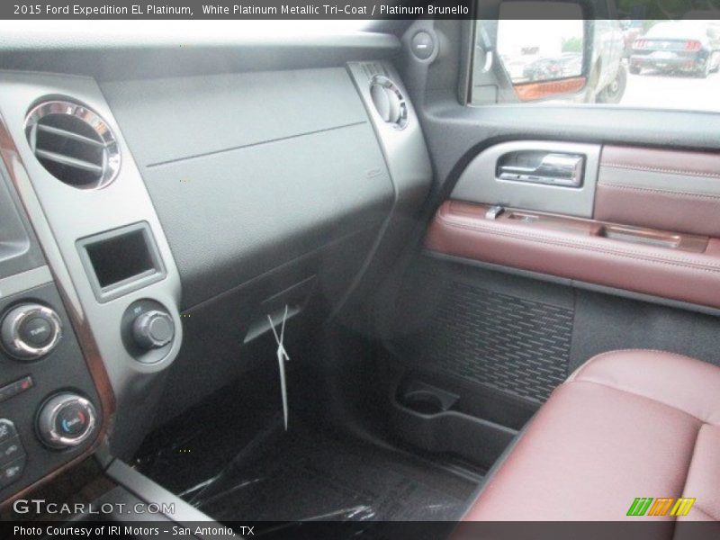 White Platinum Metallic Tri-Coat / Platinum Brunello 2015 Ford Expedition EL Platinum