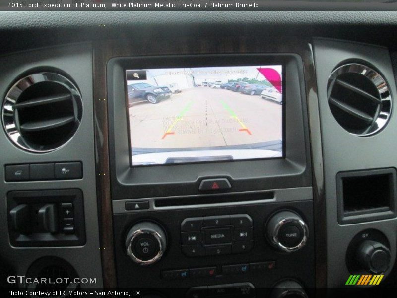 White Platinum Metallic Tri-Coat / Platinum Brunello 2015 Ford Expedition EL Platinum