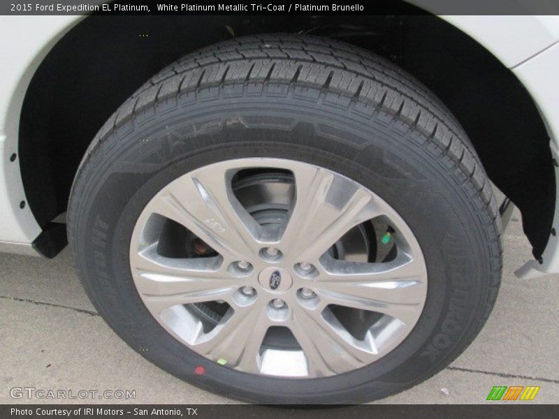 White Platinum Metallic Tri-Coat / Platinum Brunello 2015 Ford Expedition EL Platinum