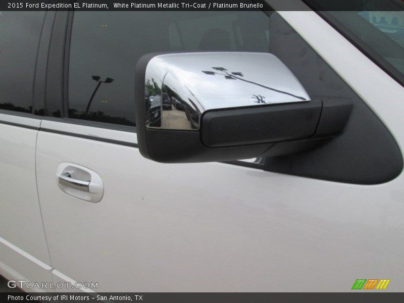 White Platinum Metallic Tri-Coat / Platinum Brunello 2015 Ford Expedition EL Platinum
