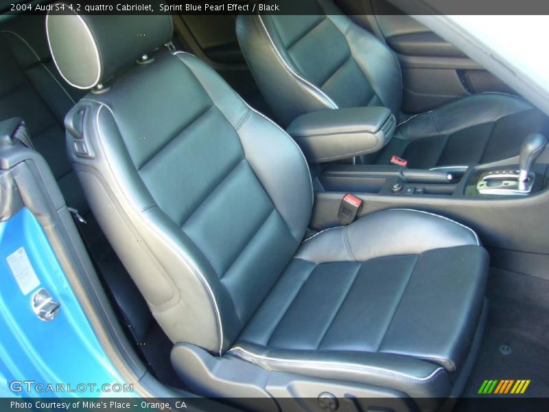 Sprint Blue Pearl Effect / Black 2004 Audi S4 4.2 quattro Cabriolet