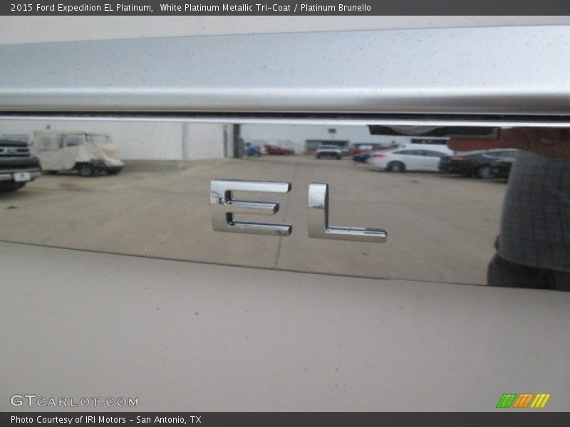 White Platinum Metallic Tri-Coat / Platinum Brunello 2015 Ford Expedition EL Platinum