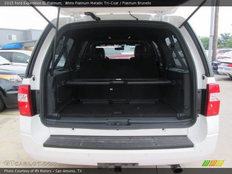 White Platinum Metallic Tri-Coat / Platinum Brunello 2015 Ford Expedition EL Platinum