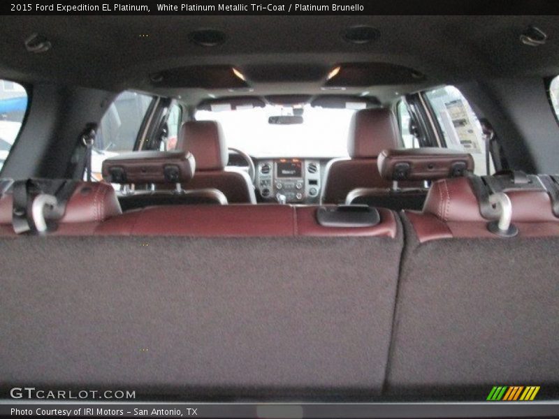 White Platinum Metallic Tri-Coat / Platinum Brunello 2015 Ford Expedition EL Platinum