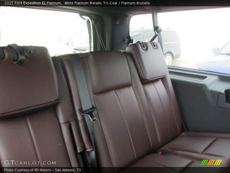 White Platinum Metallic Tri-Coat / Platinum Brunello 2015 Ford Expedition EL Platinum