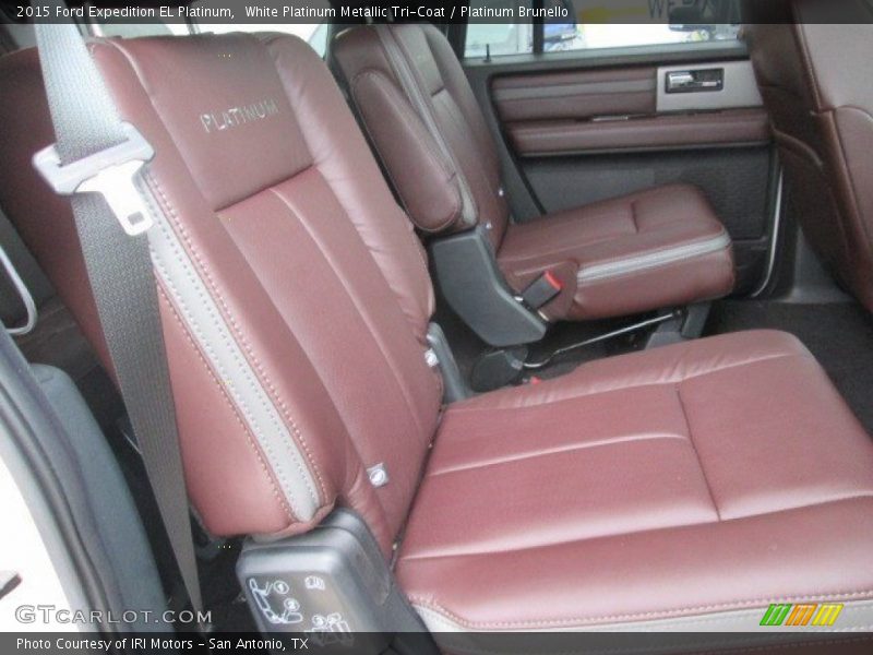 White Platinum Metallic Tri-Coat / Platinum Brunello 2015 Ford Expedition EL Platinum