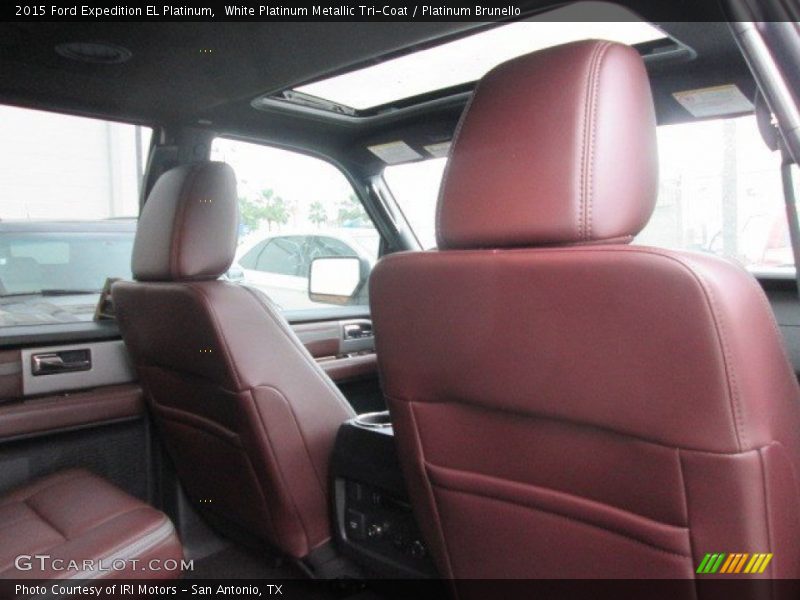 White Platinum Metallic Tri-Coat / Platinum Brunello 2015 Ford Expedition EL Platinum