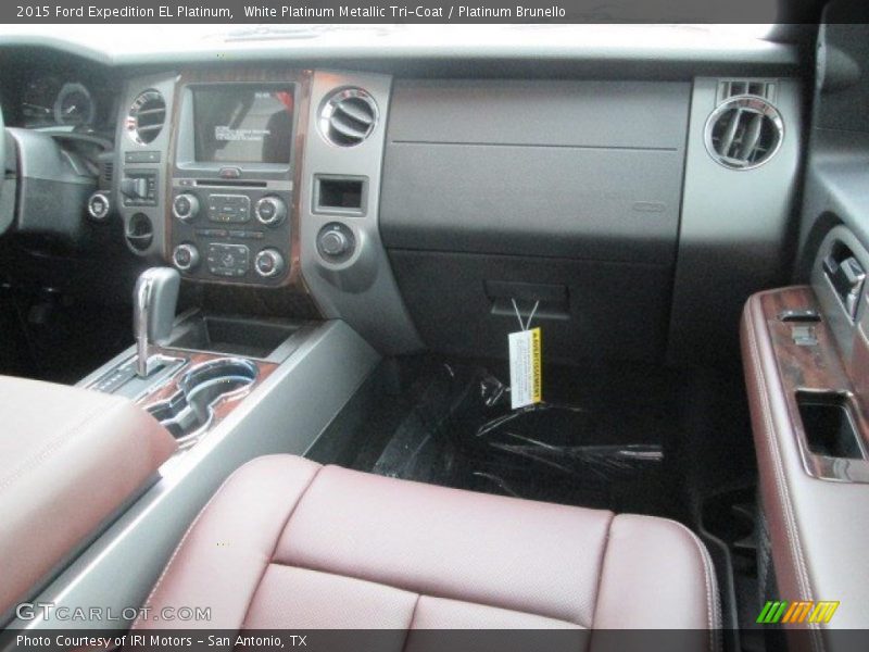 White Platinum Metallic Tri-Coat / Platinum Brunello 2015 Ford Expedition EL Platinum
