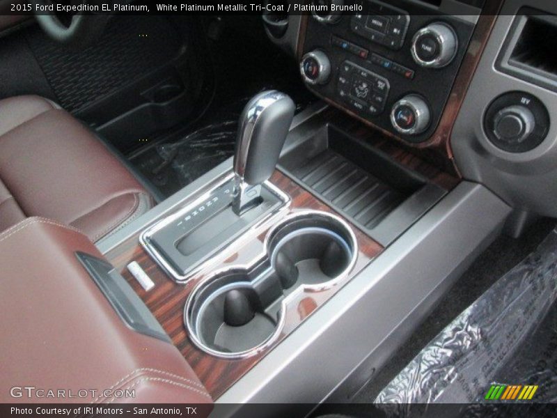 White Platinum Metallic Tri-Coat / Platinum Brunello 2015 Ford Expedition EL Platinum