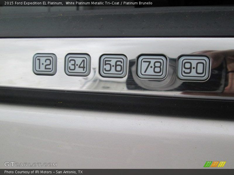 White Platinum Metallic Tri-Coat / Platinum Brunello 2015 Ford Expedition EL Platinum