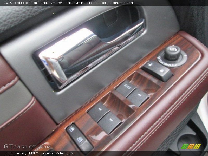 White Platinum Metallic Tri-Coat / Platinum Brunello 2015 Ford Expedition EL Platinum