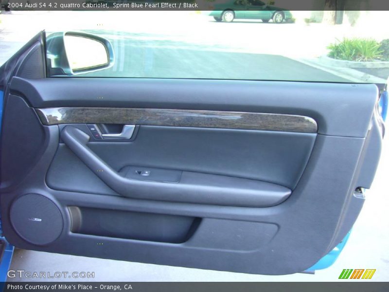 Sprint Blue Pearl Effect / Black 2004 Audi S4 4.2 quattro Cabriolet