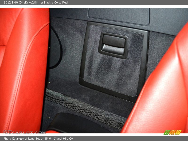 Jet Black / Coral Red 2012 BMW Z4 sDrive28i